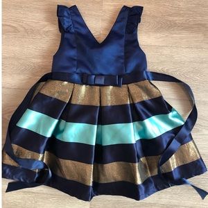 Tutu Royal blue and gold party dress